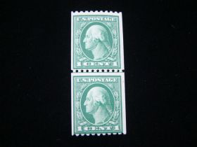 U.S. Scott #441 Guide Line Pair Mint Never Hinged George Washington