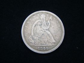 1844-O Liberty Seated Silver Half Dollar Fine 10430