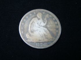 1858-O Liberty Seated Silver Half Dollar VG 20324