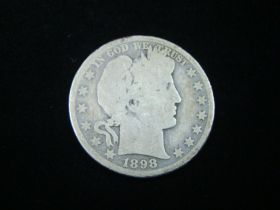1898-O Barber Silver Half Dollar Good 40324