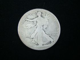 1916 Walking Liberty Silver Half Dollar Good 10325
