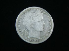 1909-O Barber Silver Half Dollar VG 230223