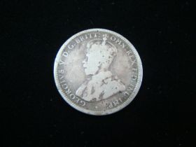 Australia 1913 (L) Silver Shilling Good+ KM#26 50418
