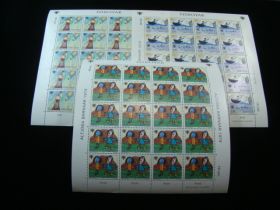 Faroe Islands Scott #45-47 Set Sheets Of 20 Mint Never Hinged