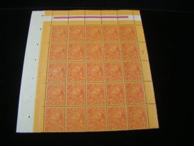 New Caledonia Scott #106 Corner # Block With Labels Of 25 Mint Never Hinged