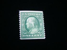 U.S. Scott #387 Mint Never Hinged Franklin 02