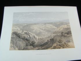 1855 Jerusalem From The South Color Tinted Lithograph Published By Day & Son