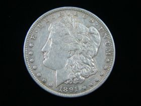 1891-CC Morgan Silver Dollar XF 11103